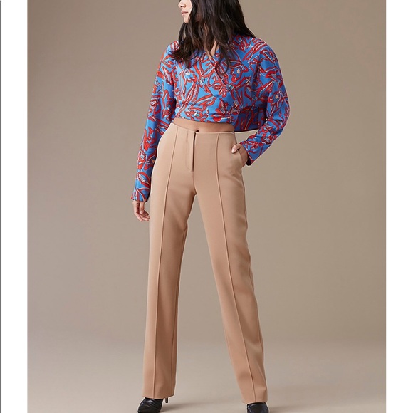 Diane Von Furstenberg Pants - DIANE VON FURSTENBERG Pleat front dress trousers